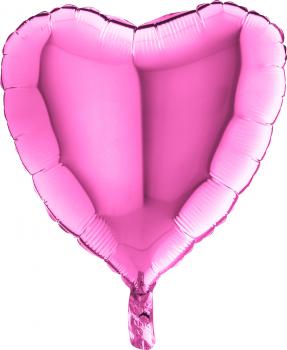 644 C Nr. 7 Herz fuxia 10 Stk