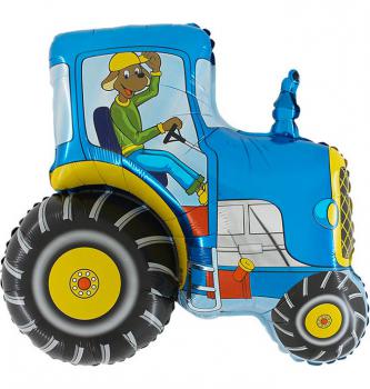 653 B Traktor blau 10 Stk