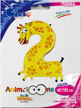 644B Tierzahl 2 Giraffe