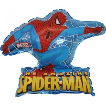 640 Nr.4  Spiderman blau   Stabballon
