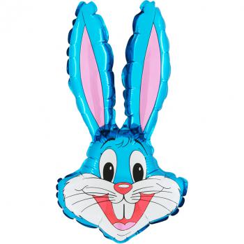 640 Nr.20 Hasenkopf blau    Stabballon