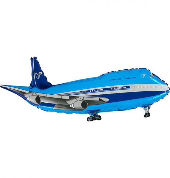 640 Nr.22 Jumbo Jet  blau   Stabballon