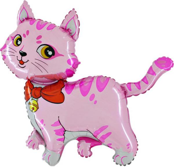 N 643/1 Katze pink 10 Stk