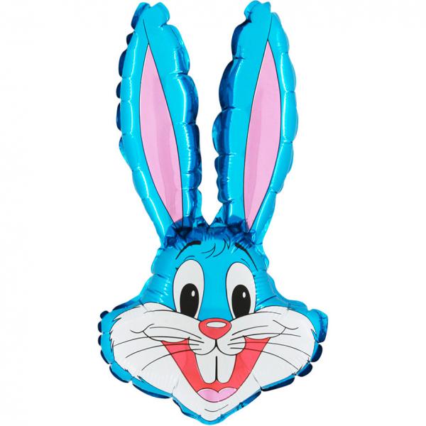 640 Nr.20 Hasenkopf blau    Stabballon