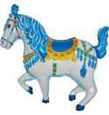 646 Zirkuspferd  blau 10 Stk